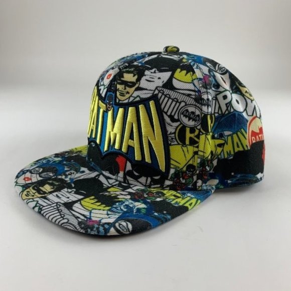 DC Comics Other - Batman DC Comics All Over Character Print Snapback Hat